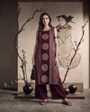 K 1204 By Naisha Vatican Discharge Printed Fancy Kurti With Bottom 